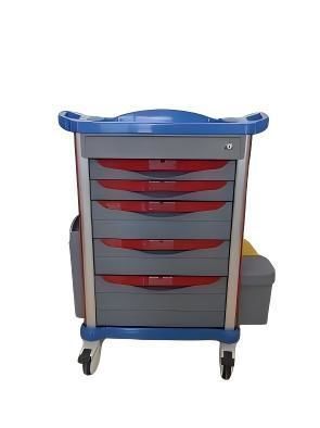 Emergency trolley - FY-MT 750-B - Shanghai Fepdon Medical Equipment Co., Ltd. - hospital / for medicine / medicine distribution