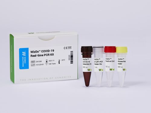 Real-time PCR reagent kit - WizDx™ COVID-19 - Wizbiosolutions Inc. - solution / for RNA extraction / for RT-PCR