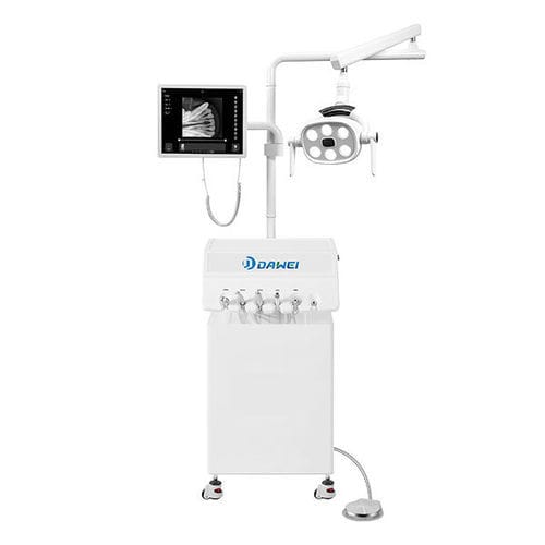 Mobile dental unit - ADP-200 - Dawei Medical - with monitor / with intraoral camera / with radiography generator