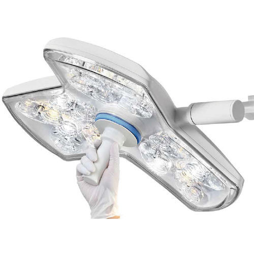 Ceiling-mounted surgical light - HyLED C50 Vet - Shenzhen Mindray Animal Medical Technology Co., Ltd. - LED / veterinary / 2-arm