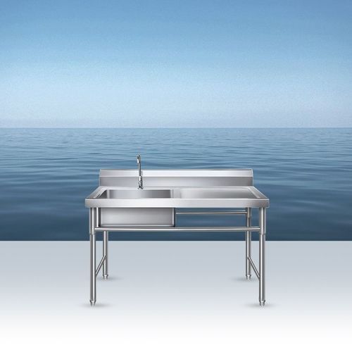 Clean room table - Airkey Envirotech Co., Ltd. - rectangular / with sink / stainless steel