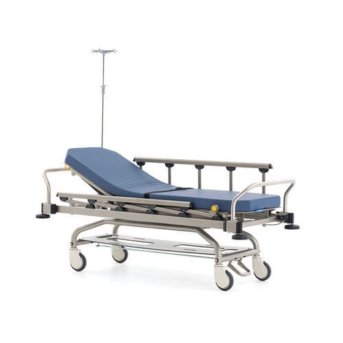 Recovery stretcher trolley - APOLLO - Titanmed - manual / Trendelenburg / with IV pole