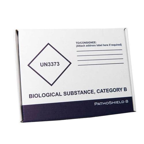 Pharmaceutical product packaging box - PathoShield 8 - DGP Intelsius GmbH - biological samples / transport / paper
