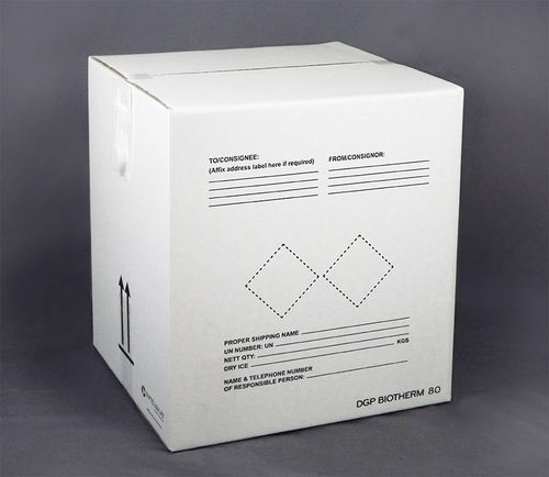 Pharmaceutical product packaging box - BIOTHERM 80 HP Winter Packout - DGP Intelsius GmbH - biological samples / transport / for temperature-sensitive products