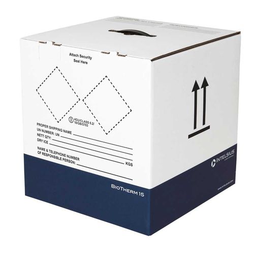 Pharmaceutical product packaging box - BIOTHERM 15 - DGP Intelsius GmbH - biological samples / transport / for temperature-sensitive products