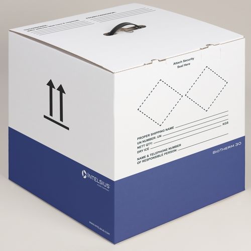 Pharmaceutical product packaging box - BIOTHERM 30 HP Summer Packout - DGP Intelsius GmbH - biological samples / transport / for temperature-sensitive products