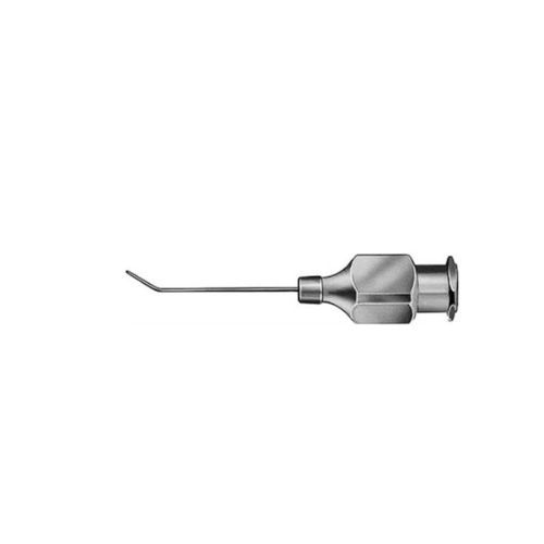 Intravitreous injection cannula - E0499 27 - Storz Eye - curved / stainless steel / autoclavable