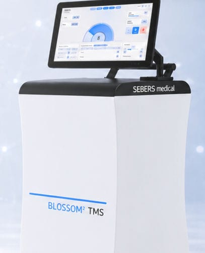Magnetic transcranial magnetic stimulator - Blossom² TMS - SEBERS Medical - TMS + rTMS