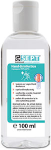 70% hand sanitizer - G-SEPT - Glomin - 100 ml