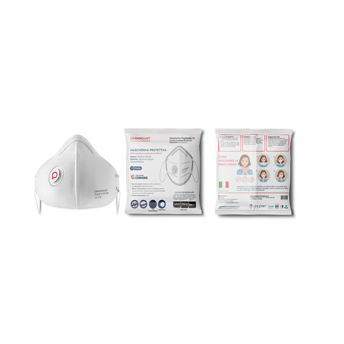 FFP2 respirator - IPS9501V - Italia Paramount Strategies - with exhalation valve / white / breathable
