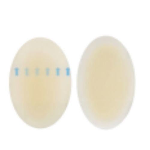 Absorbant wound dressing - Oval - Hubei Hendry Medical Appliance - healing / hydrocolloid
