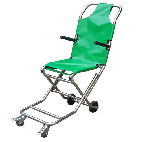 Stair-climbing evacuation chair - YHR-W3A - Zhangjiagang Herui Medical Equipment Co., Ltd. - folding / with adjustable backrest / lift