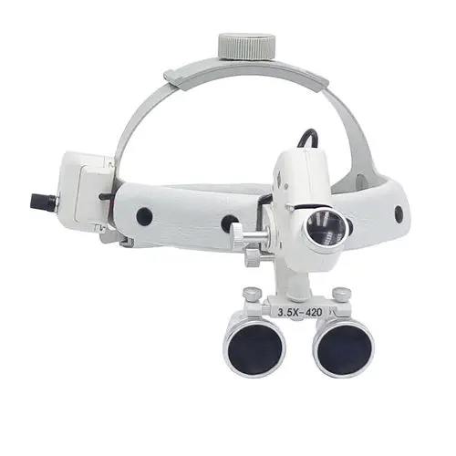 Dental headlight - LED / for binocular loupes