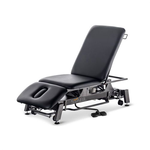 Physiotherapy treatment table - 1004U-65-BB - Stabil Equipment Ltd (UK) - electric / fixed-height / 3-section