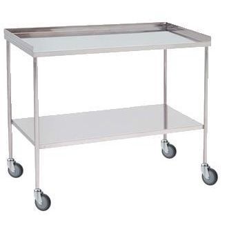 Operating room trolley - MIN101 - MC Saber - for surgical instruments / stainless steel / mobile