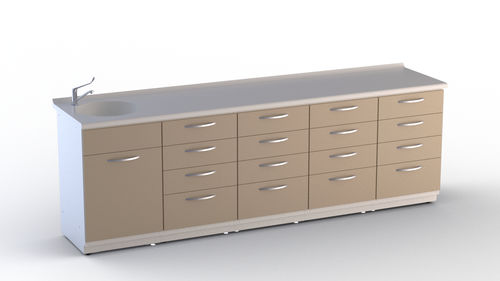 Dental instrument cabinet - CL1 - Kartal Dental - for dental clinics / with drawer / with sink