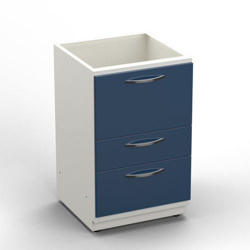 Dental instrument cabinet - AKD03 - Kartal Dental - for dental clinics / with drawer / metal