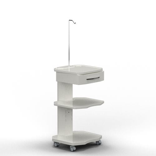 Medical trolley - TR3 - Kartal Dental - for dental instruments / metal / 3-shelf