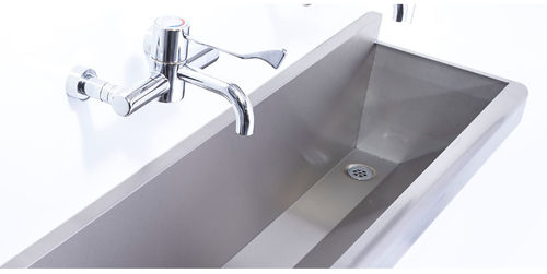 1-bay surgical sink - Woodmans Meditech - stainless steel