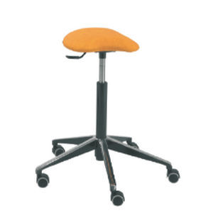 Healthcare facility stool - 220191 - Ferrox - height-adjustable / swivel / on casters