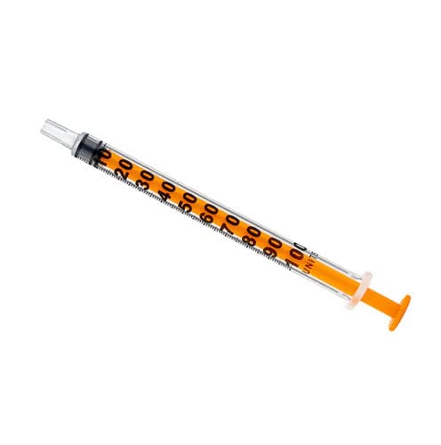 Slip tip syringe - 161000 - SOL-Millennium - insulin / 1 ml / disposable