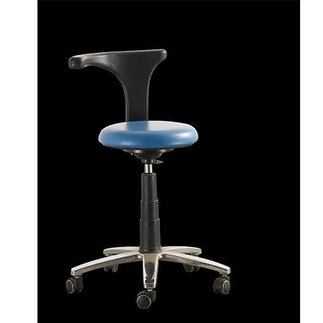 Mobile doctor's chair - A060 - Foshan Medco Medical equipment Co., Ltd. - height-adjustable / stainless steel