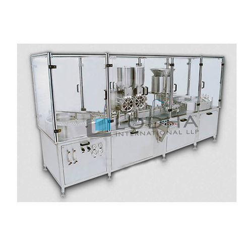 Automatic filling machine - LI-DPF 8 - Lodha International LLP - vacuum / floor-standing / powder