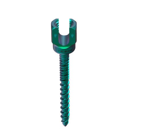 Thoracic-lumbar vertebra pedicle screw - 3112 series - Wuxi Betta Medical Technology - polyaxial / titanium