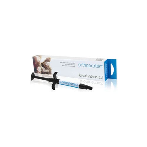 Composite dental material - orthoprotect - Biodinâmica - orthodontic / translucent / photopolymerizable