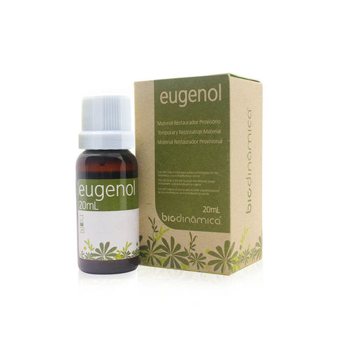 Dental restoration material - eugenol - Biodinâmica - liquid / biocompatible / temporary