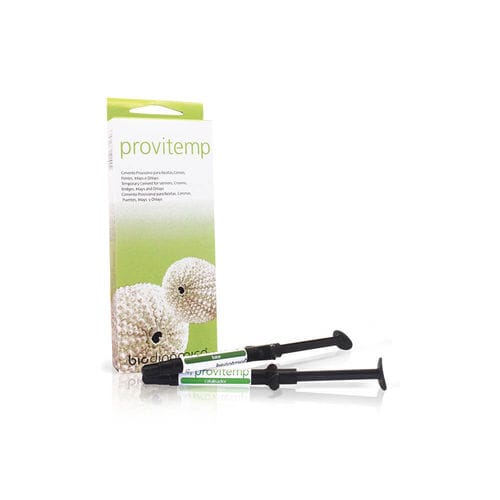 Dental bridge cement - Provitemp - Biodinâmica - for dental crowns / for dental inlays / for dental onlays