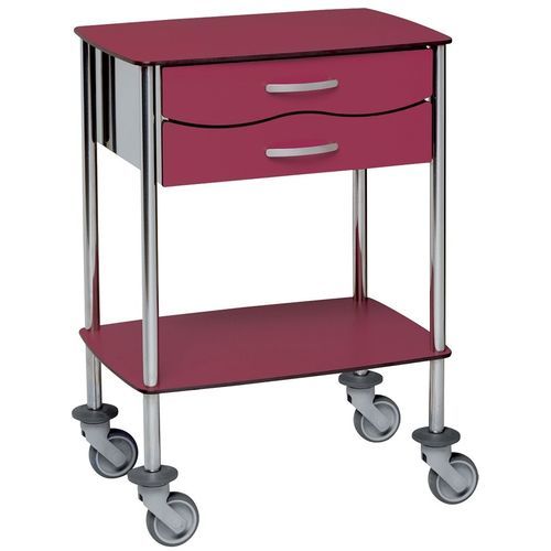 General purpose trolley - 220.0.3 - TOURINOX - treatment / 2-drawer / 2-tray