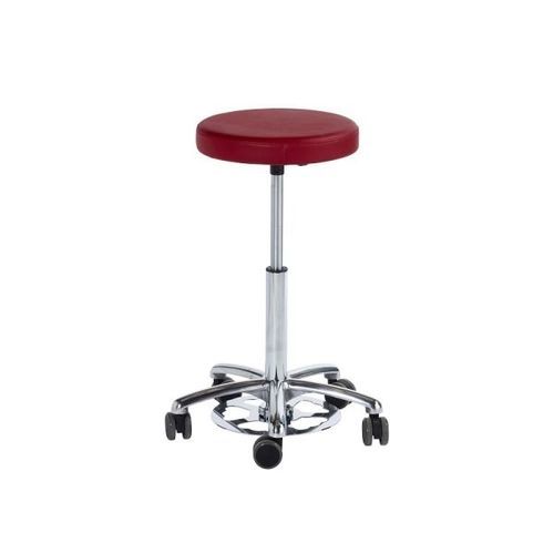 Healthcare facility stool - 3850R - TOURINOX - on casters / stainless steel
