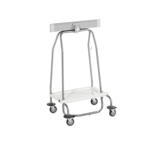 Waste bag holder - 3001 - TOURINOX - on casters / stainless steel