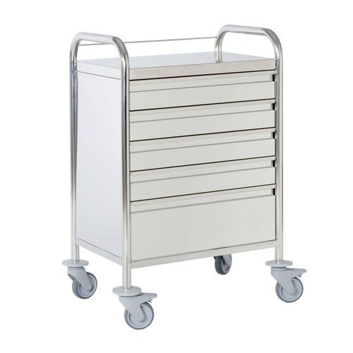 Emergency trolley - 10100 - TOURINOX - medical / for general purposes / stainless steel