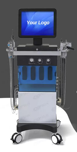 Microdermabrasion unit - Hydra - Beijing UNT Technology - RF skin rejuvenation unit / trolley-mounted