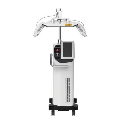 Skin rejuvenation phototherapy lamp - PDT - Beijing UNT Technology - trolley-mounted / blue light / red light