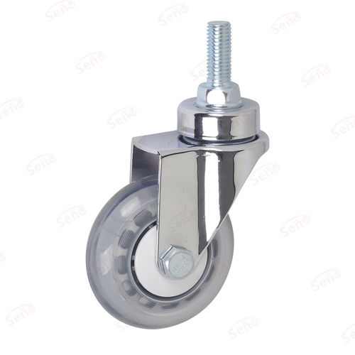 Medical trolley wheel - ME06-02-75PU-CN - Zhongshan Seño Casters and Wheels Man Co.,Ltd - polypropylene / swiveling