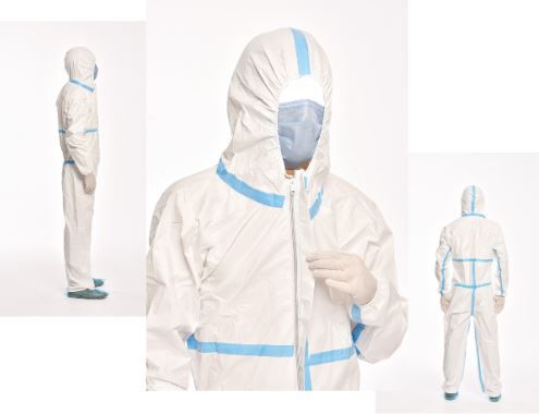 Unisex protective coveralls - 3B/4B - Sirmar Medikal Tekstil - polypropylene / white