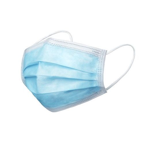 Adult surgical mask - General Cooperation Industry Co.,Ltd - box of 50 / blue / 3-ply