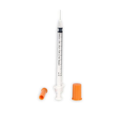 Insulin syringe - General Cooperation Industry Co.,Ltd - 1 ml / 0.5 ml / 0.3 mL