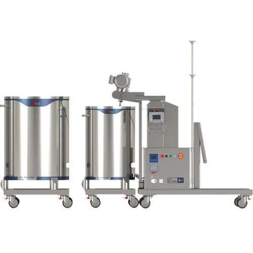 Digital laboratory mixer - LMS  - Zhejiang JYSS Bio-Engineering Co., Ltd. - for the pharmaceutical industry / compact / on casters