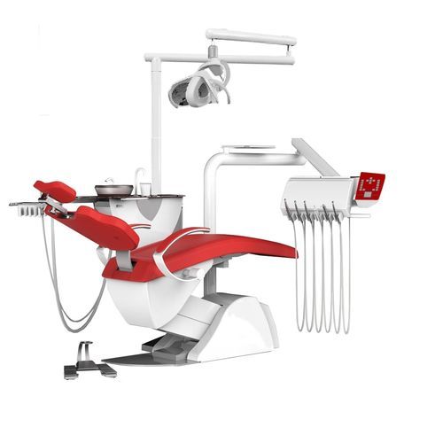 Dental unit with electric chair - ARIA EXCELL SR 6N - NEOMED - with adjustable headrest / with delivery system / with LED light