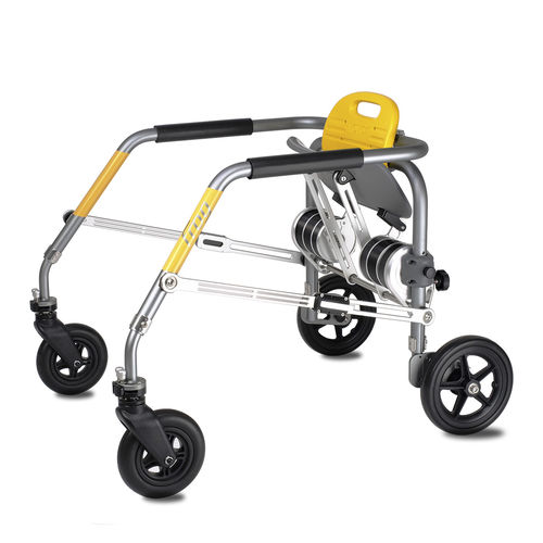4-wheel rollator - FROG M2-X - Voyar - pediatric / aluminium frame / with seat