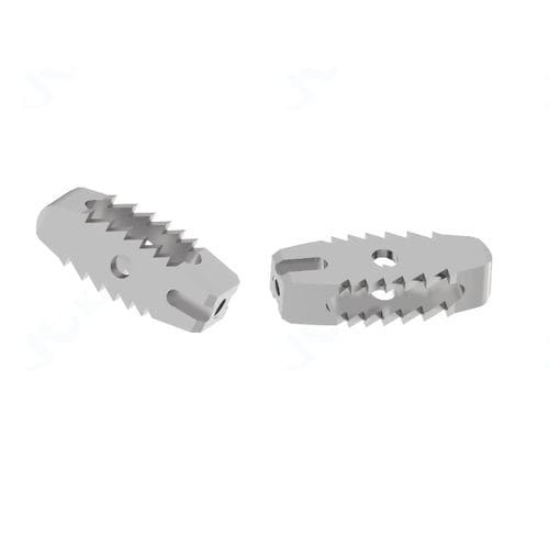 Lumbar interbody fusion cage - T681 - Kangli Medical - anterior / titanium