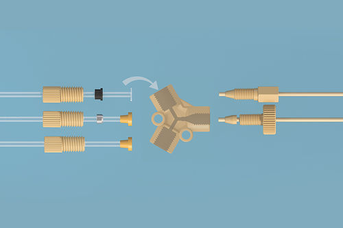 Female adapter - NY03-28-K - NANJING RUNZE FLUID CONTROL EQUIPMENT CO., LTD. - for medical devices / Y