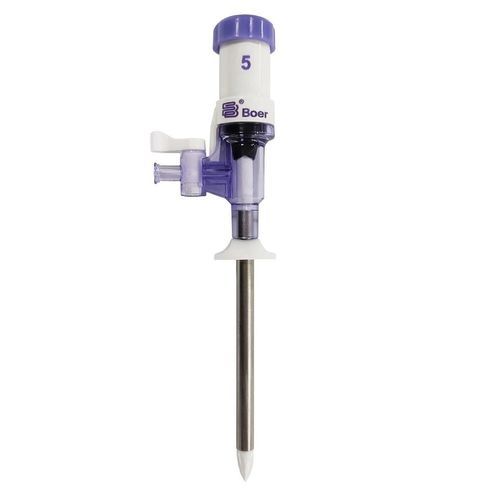 Laparoscopic trocar - B071303045 - Hangzhou Boer Medical Instrument - Bladeless / atraumatic / single use