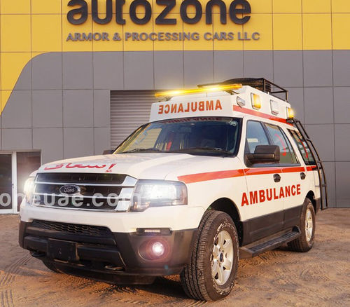 Ambulance with oxygen therapy - Explorer - AUTO ZONE ARMOR AND PROCESSING CARS L.L.C - automatic