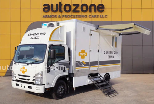 General medicine mobile health vehicle - ISUZU NPR 75 - AUTO ZONE ARMOR AND PROCESSING CARS L.L.C