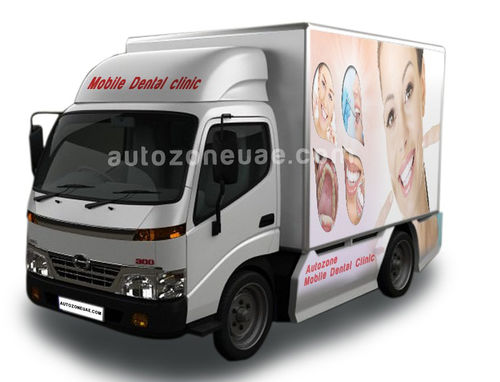 Dental care mobile health vehicle - AUTO ZONE ARMOR AND PROCESSING CARS L.L.C - truck / bus / van